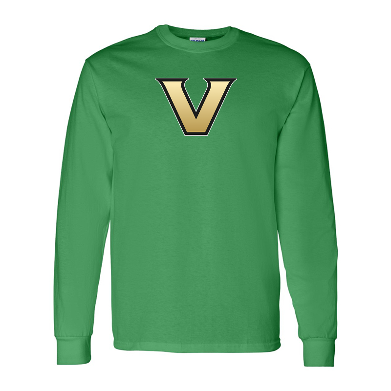Men's Vanderbilt Commodores Gildan Heavy Cotton Long Sleeve T-Shirt
